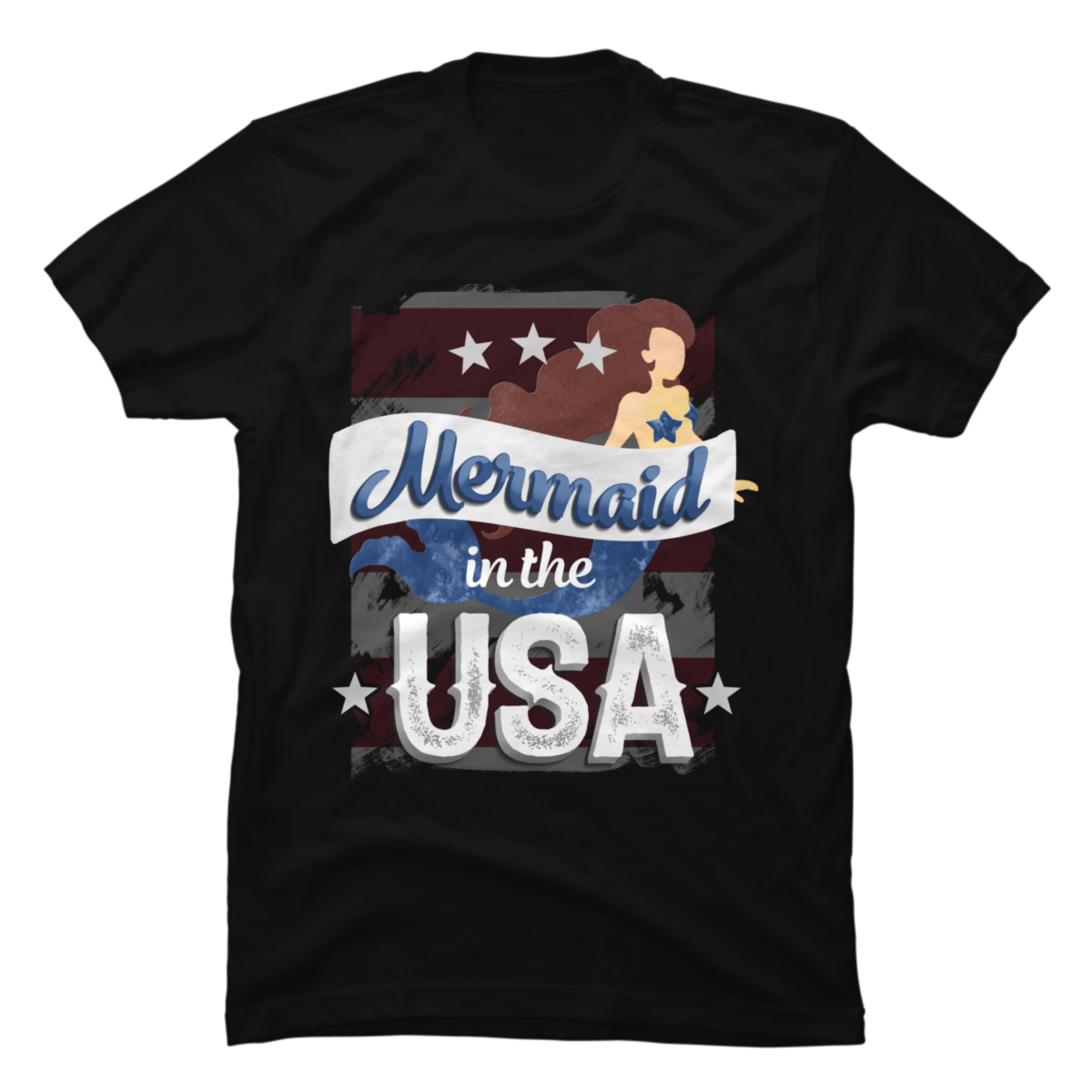 mermaid in the usa shirt mermaid in the usa shirt